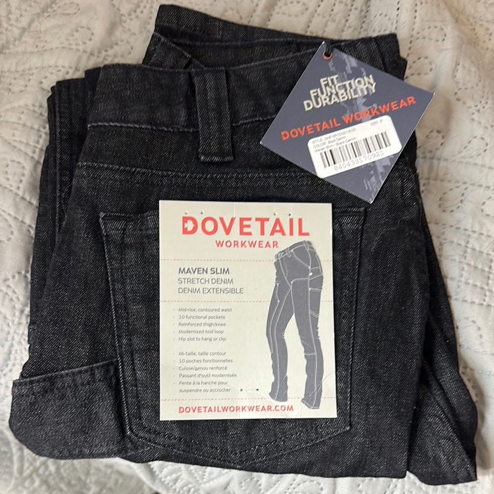 Dovetail Workwear Women's Black Boot Cut Jeans